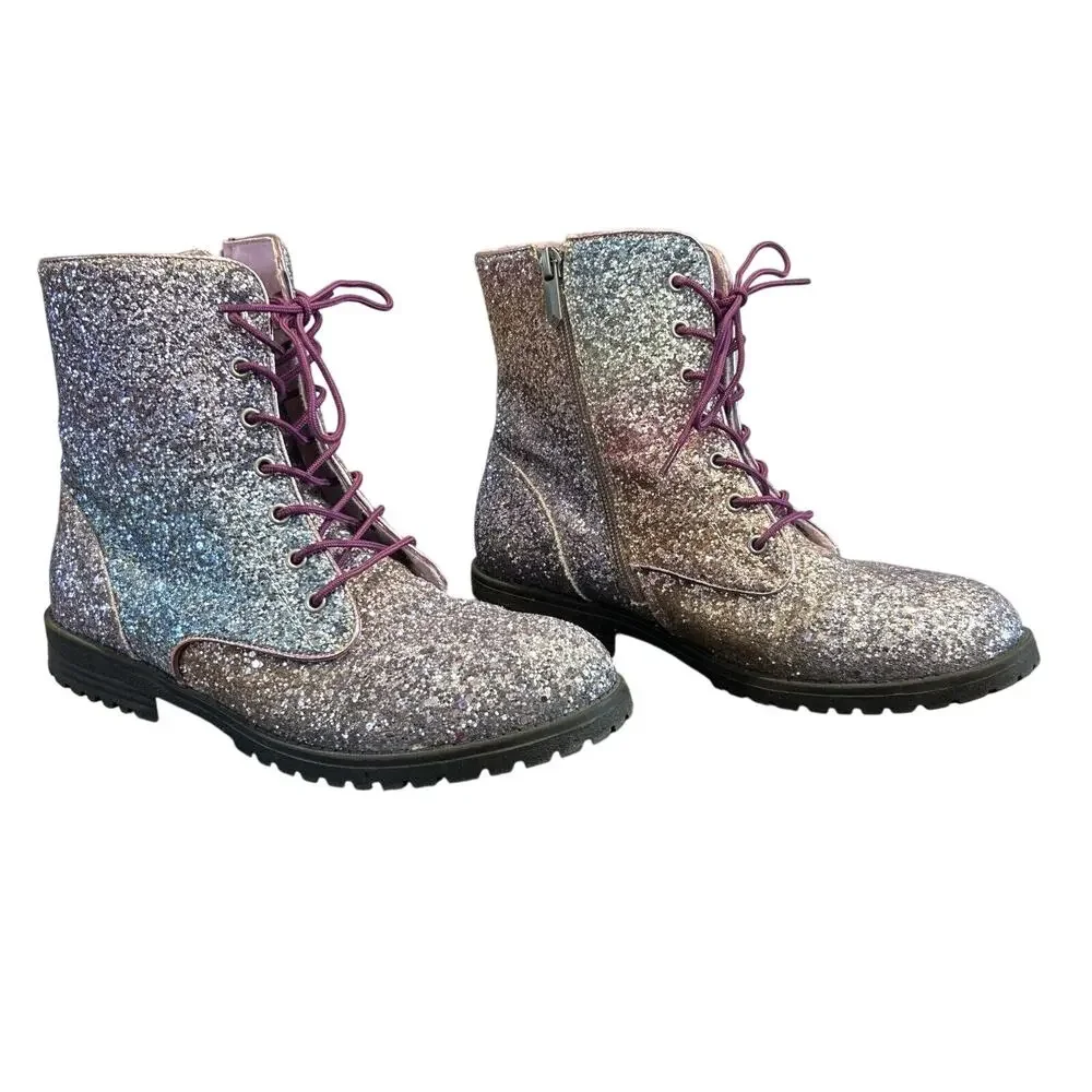 Sam Edelman Polly Sophia Rainbow Ombre Multi Color Size 5 Girl's Boot